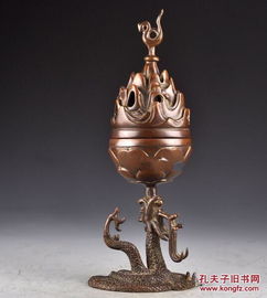 紫铜浮雕精品盘龙香薰炉 匠心独运的工艺美术与收藏珍品