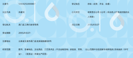 云南玉溪新华书店有限责任公司易门分公司